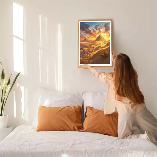 MAYUPEOU Coucher De Soleil 5D Diamond Painting Adulte Kits 100x130cm I-5298 – vue 4
