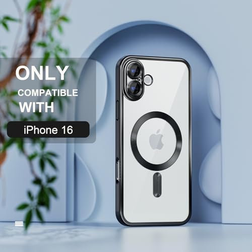 Image of Misea Magnetic for iPhone 16 Case Compatible with MagSafe Black
