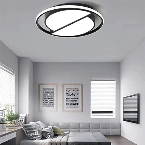 Plafonnier LED à intensité variable de 42 cm pour chambre moderne