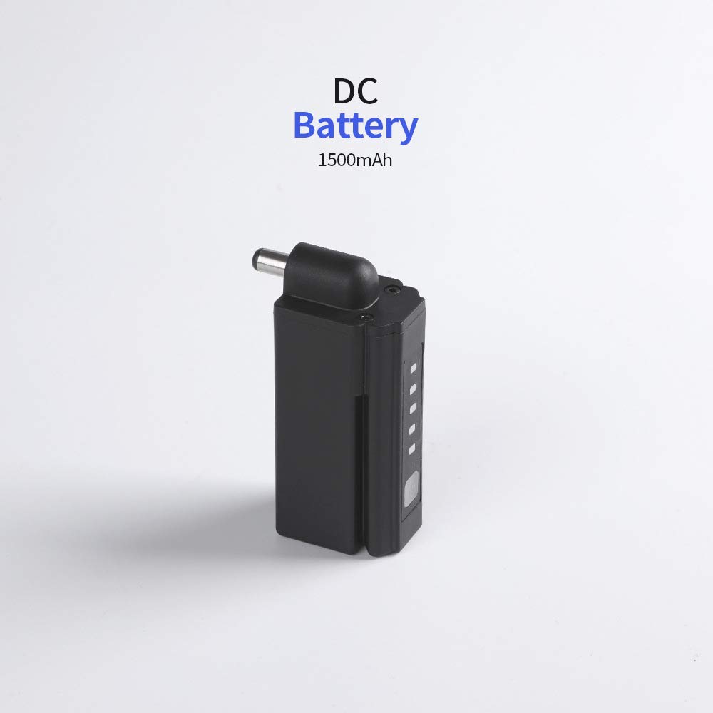 Kit penna rotativa per tatuaggio wireless - Set macchinetta per tatuaggi con alimentatore da 1500 mAh, 5 livelli di tensione regolabili, 10 aghi per cartuccia