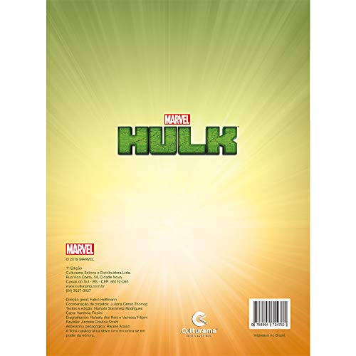 MEU LIVRO DE ATIVIDADES E COLORIR HULK COM GIZ POP