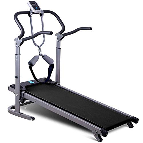 Image of Folding Treadmills Treadmills, Foldable Mechanical Treadmill, Ultra-Quiet Small for Home Fitness Equipment, Handrail Lifting