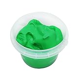 OVI Non Toxin Air Dry Creative Modeling Clay Bucket with Assorted Colors Ultra Light Molding Magic Clay Green