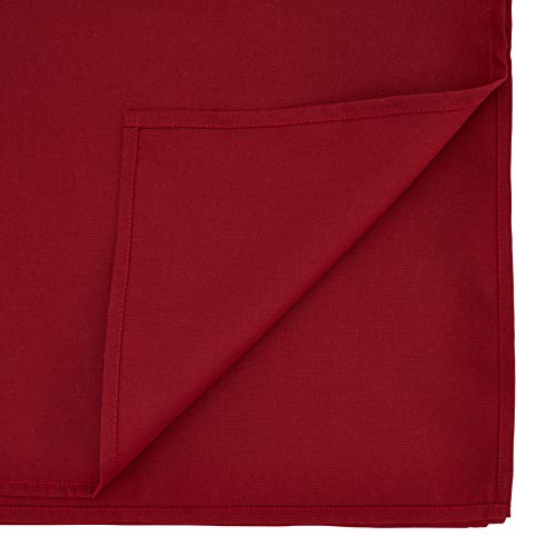 SARO LIFESTYLE Collection Casual Design Everyday Tablecloth, 120", Red by SARO LIFESTYLE - Image 2
