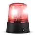 Produktbild Ibiza JDL008R - Rundumleuchte, rotes Sirenen-Licht, LED-Strobe-Blinklicht, Dekoration, Gartenparty, Batteriebetrieb, rot