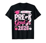 Little Miss Pre-K Grad 2026 Graduation Last Day of School T-Shirt