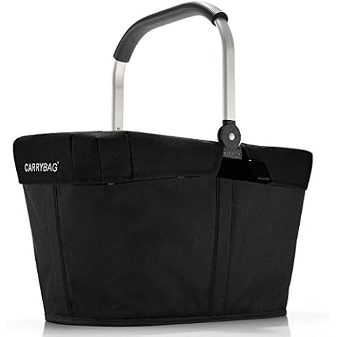 Reisenthel Carrybag - Cesta de la compra con tapa, color negro Cover
