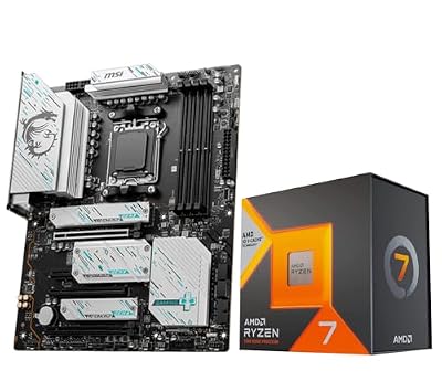 INLAND Micro Center AMD Ryzen 7 7800X3D CPU Processor with MSI X670E Gaming Plus Motherboard, AM5 Socket, DDR5, PCIe 5.0, WiFi 6E