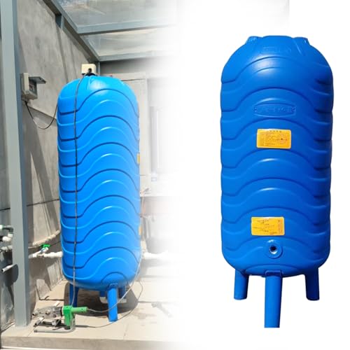 PE Plastic Pressurized Water Tank 250L/ 200L/ 150L/ 130L/ 120L/ 100L/ 50L, Expansion Pressure Tank for Residentia/Garden/Hot Water Heater, Pressure Well Water Containers Tower for Well Pump ( Size : 1