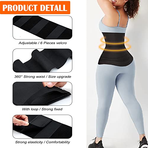 Auronp Waist Trainer For Women Lower Belly Fat,2023 Upgraded Waist Wrap,Sweat Band Waist Trainer For Women,Non-Slip,Waist Trainer For Women Plus Size #TOP2