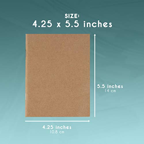 Kraft-Paper-Notebook-Blank-Lined-Journal-425-x-55-in-48-Pack