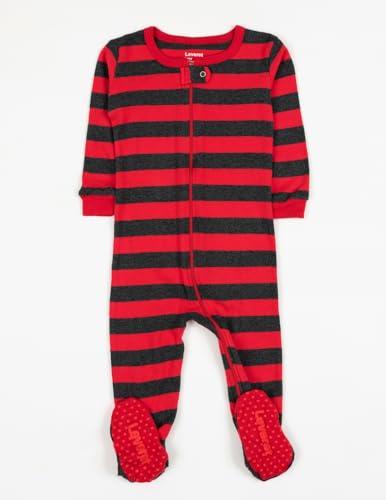 Image of Leveret Fleece Baby Boys Girls Footed Pajamas Sleeper Kids & Toddler Christmas Pajamas (3 Months-5 Toddler)