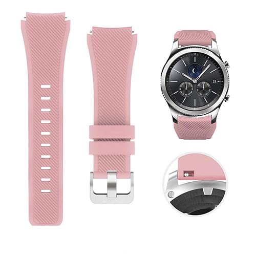 Bracelet silicone 22 mm étanche pour montre Garmin Forerunner 745 et sport outdoor