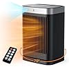 Abolee Space Heaters with Motion Sensor,Portable Heaters for Indoor Use,Electric Small Heaters for Large Room Bedroom Office Garage Desk,1500W Ceramic Heating with Remote,Oscillating,Timer,Thermosta