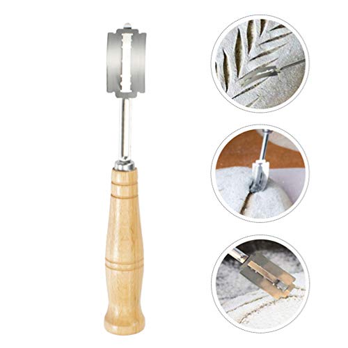CLISPEED 1 Conjunto de Alça de Madeira para Pão Coxo Ferramentas de Corte Ferramentas de Corte de Ma