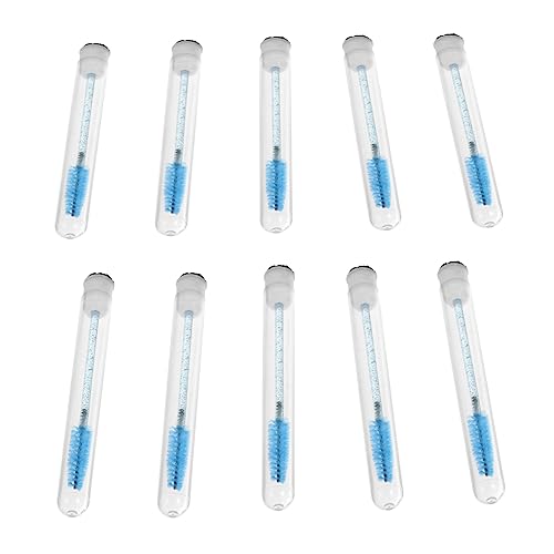 TOVINANNA Eyebrow Brush Tube Lash Brush for Mascara 10pcs Lash Extension Spoolies Lash Extensions Applicator Beauty Eyelash Makeup Tool