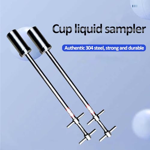 Échantillonneur de Liquide en Acier Inoxydable, résistant aux Hautes températures pour fluides visqueux, idéal pour l'échantillonnage en Laboratoire et Industriel