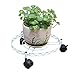 Produktbild Gfbyq Schmiedeeisen Blumentopf Regal Mobiler Behälter Receptacle Base Roller Mit Roller Home Outdoor Blumentopf (größe : 30 * 30 * 10cm)