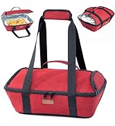 BAGSPRITE Casserole Dish Carrier Insulated - Hot Casserole Dish Carrying Case - Food Carrier for ...