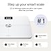 Withings Body+ - Digital Wi-Fi Smart Scale with Automatic Smartphone App Sync, Full Body Composition Including, Body Fat, BMI, Water Percentage, Muscle & Bone Mass, with Pregnancy Tracker & Baby Mode