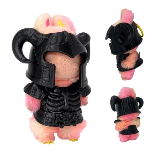 Habit poupée 17 cm pour remplacer une tenue perdue avec cette armure de chevalier squelette noire