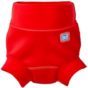 Splash About Happy Nappy Swim Diaper, Red, 12-24 Months