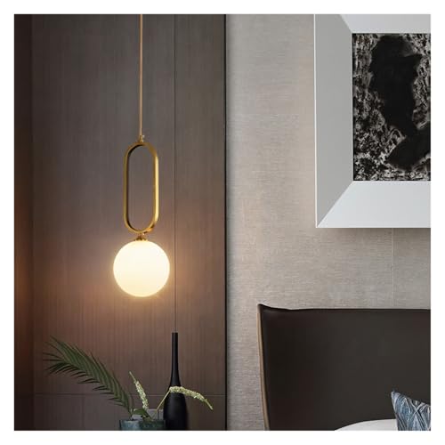 Suspension LED design boule moderne en verre pour l'éclairage de la cuisine et de la chambre
