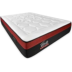 Colchón Atenea Aspol DUÉRMETE ONLINE - Colchón Viscoelástico Lite Premium, Grosor 30cm, Dureza y Confort Óptimos, Firmeza Intermedia-Alta, Antiácaros Antibacteriano e Hipoalergénico 150 x 190