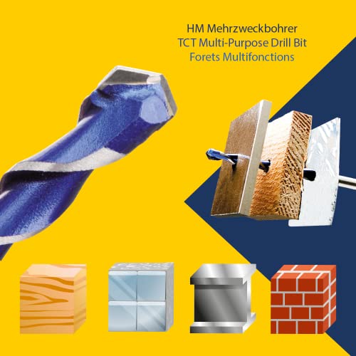 Fisch 5Piece Multi-Purpose Drill Bit Set, Fsp-357810 #TOP4