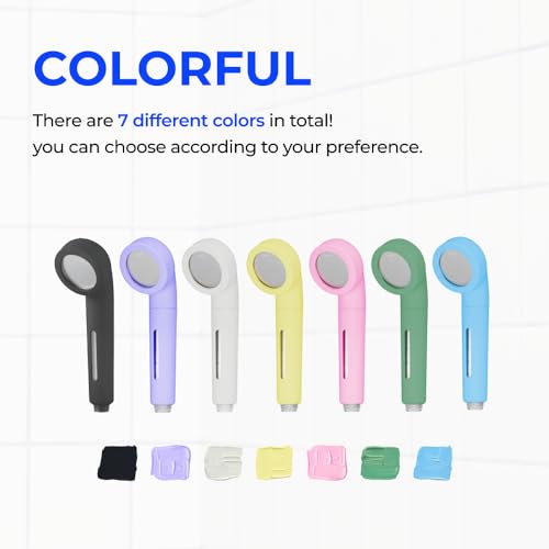 BODYLUV-Puresome-Shower-Head-Ver1-Handheld-Hard-Water-Softener-Strong-Water-Pressure-Water-Saving-Vitamin-Filter-For-Bathroom-Shower-Head-ONLY-Vita-Milk-Filter-NOT-INCLUDED-Vintage-Green