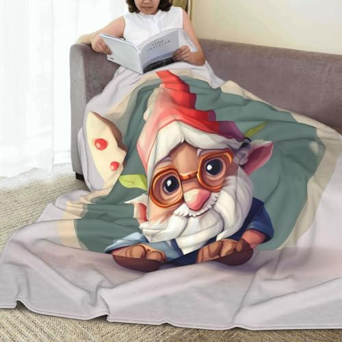 Couverture polaire douce nain mignon pour lit et canapé - 8