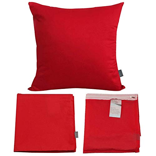 Thmyo SY-1629 4-Pack 100% Cotton Comfortable Solid Decorative Throw Pillow Case Square Cushion Cover Pillowcase Sublimation Blank Christmas Diy Throw Pillow Covers thumb #6