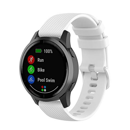 Correas de silicona 22mm para Garmin Vivoactive 4 3 unidades miniatura 3