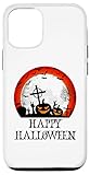 custodia per iphone 14 happy halloween zombie cimitero scary pumpkins ragazzi bambini