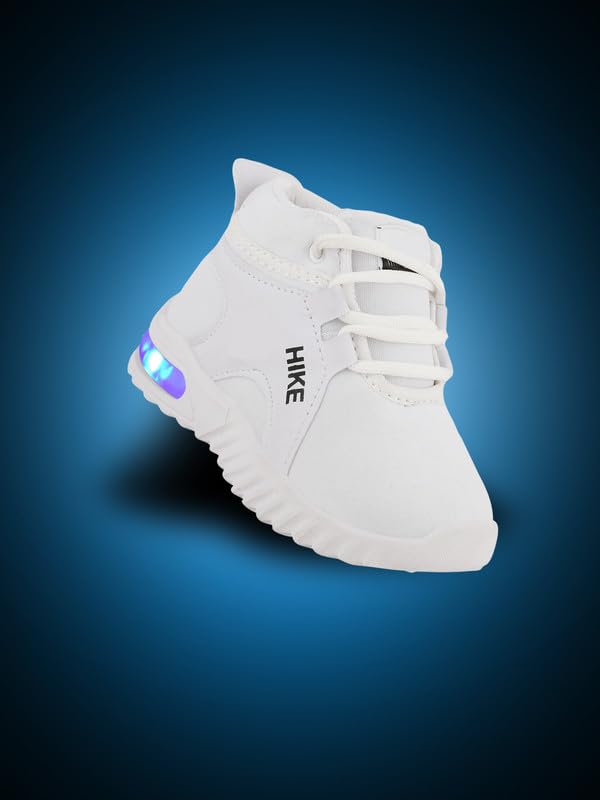 Redburg Kids LED Light Up Shoes for Boys & Girls Age Range 4 Year to 4.5 Year, Unbreakable & Lightweight Shoes for Kids, Unisex Fashionable LED Sneakers 3 41Xlj Gq9wL