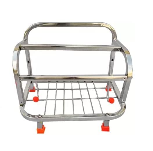 D.K 11 Stainless Steel Tava Chakla Belan Chimta Stand for Kitchen Racks | Wall Mount Rolling Pin & Board Holder | Kitchen Utensil Accessories Organizer 1