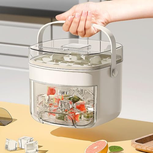 Bandeja de Hielo con Contenedor, 48 Cavidades Doble Capa miniatura 3