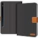 Produktbild Verco Hülle für Samsung Galaxy Tab S7 11.0 (2020), Schutzhülle Tablet Tasche Standfunktion Cover [T870 T875], Schwarz