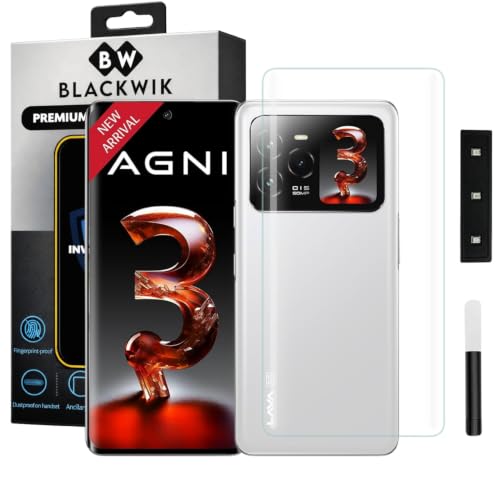 Image of Blackwik UV Curved Tempered Glass for Lava Agni 3 5G | 1-Pack