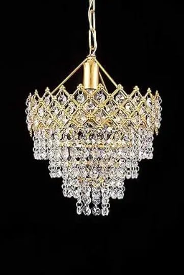Image of Crystal 40 watt Decorative Pendant Crystal | Chandelier for Home| Chandelier for Restaurant | Jhoomar for Hotel | Light Fixture