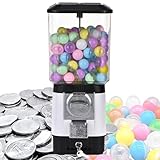 【VÉRITABLE EXPÉRIENCE DE FONCTIONNEMENT DE PIÈCES MÉCANIQUES】Fonctionnement authentique d'un jeton de 25 cents, insertion d'une pièce, levier de rotation à 360 degrés. La distribution instantanée de prix ravit tous les âges sans électricité. Élimine les coûts de batterie et les contraintes d'alimentation.