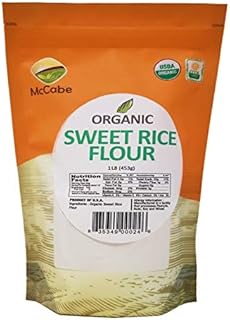 McCabe Organic Sweet Rice Flour - Gluten Free for Baking | Rich in Fiber...