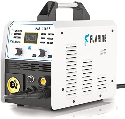 Welder FLARING MIG TIG Welder Welding Machine Stick Flux Core Aluminum Welders 110/220 Volts with Gas Multiprocess Portable