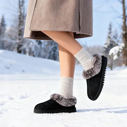 Image of UBXRIN Womens Memory Foam Comfortable Slippers House Shoes