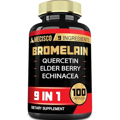 Mecisco Bromelain 1000mg Capsules Cover