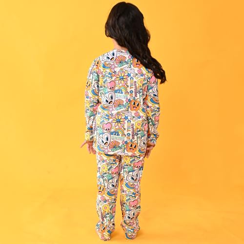 Image of Anthrilo Pure Cotton Printed Pyjama Set for Girls | Sleepwear | Night Suit, Night Wear | Long Sleeves T-Shirt & Pyjama | Regular Wear | 0-14 Years