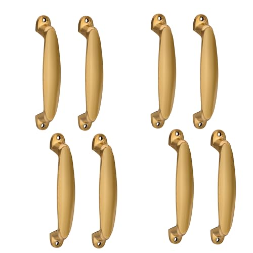 Image of Door Handle Cool Door Handles for Main Door Aluminum (7 Inch), Antique- Finish Door Handles for Home and Office for Wooden & Glass Door Handle, Pull Door Handle (Pack of 4 Pair, Oval)