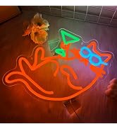 RuCvixkt Cat Beer Neon Signs for Wall Decor, Funny Cocktail Martini Neon Sign Led Beer Sign USB P...