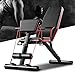 TdiriNar 350LB Adjustable Weight Bench For Full Body Workout,Utility Removable Foldable Bench Press Bench, Multi-Purpose Incline Decline Flat Bench Exercise,Suitable For Home Gym Strength Training