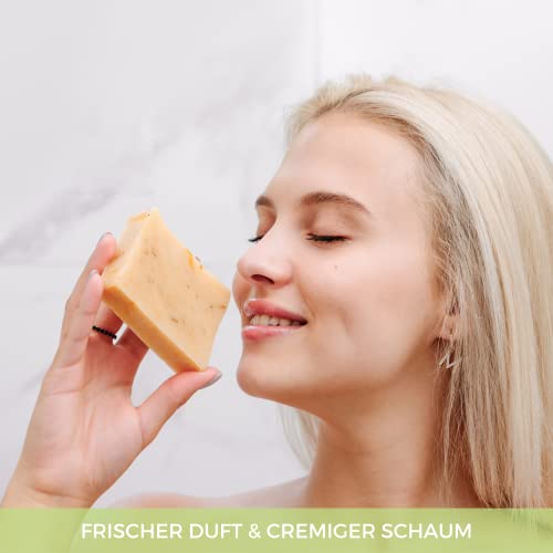 Bio-Seife Meina Naturkosmetik mit Zitronengras und Kurkuma
